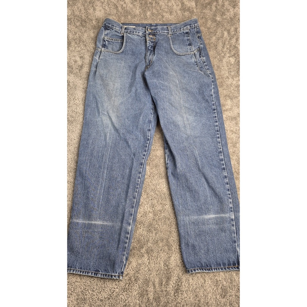 Vintage Guess Jeans Mens 40 (Measures 38)  Stone Wash  90s Tapered‎ Made in USA